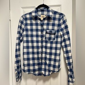 Hollister Plaid Button Up